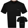 Boss Casual Boss Graphic Logo T Shirt Black In Black
