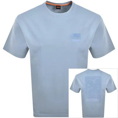 Boss Casual Boss Graphic Logo T Shirt Pastel Blue