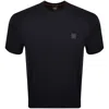 Boss Casual Boss Kanache Knit T Shirts Light Dark Blue In Navy