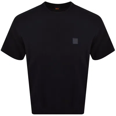 Boss Casual Boss Kanacho Knit T Shirt Dark Blue
