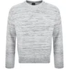 Boss Casual Boss Kancun Relaxed Fit Knit Jumper White In White