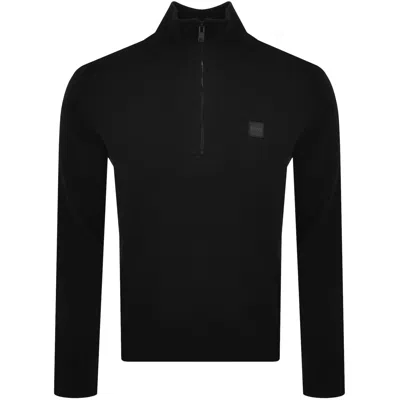Boss Casual Boss Kanobix Quarter Zip Jumper Black