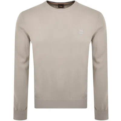 Boss Casual Boss Kanovano Knit Jumper Beige