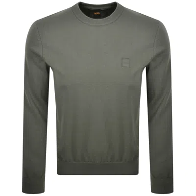 Boss Casual Boss Kanovano Knit Jumper Grey In Gray
