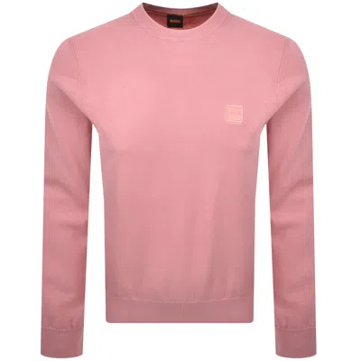 Boss Casual Boss Kanovano Knit Jumper Pink
