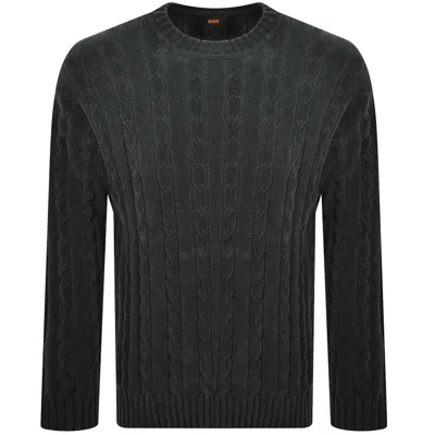 Boss Casual Boss Ketrecio Knit Jumper Green