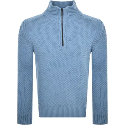 Boss Casual Boss Kurano Knit Jumper Blue