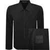 Boss Casual Boss Labizzy M Full Zip Overshirt Black In Black