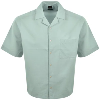 Boss Casual Boss Lapisy Relaxed Fit Shirt Aqua Green