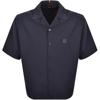 Boss Casual Boss Lapisy Relaxed Fit Shirt Blue