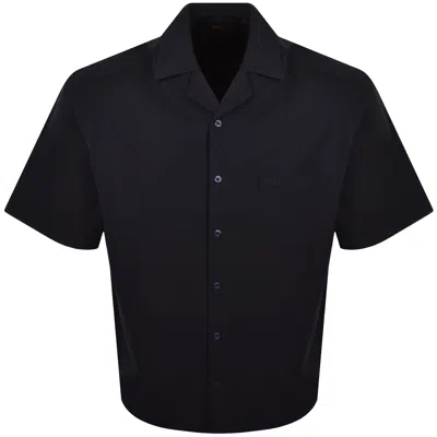 Boss Casual Boss Lapisy Relaxed Fit Shirt Dark Blue