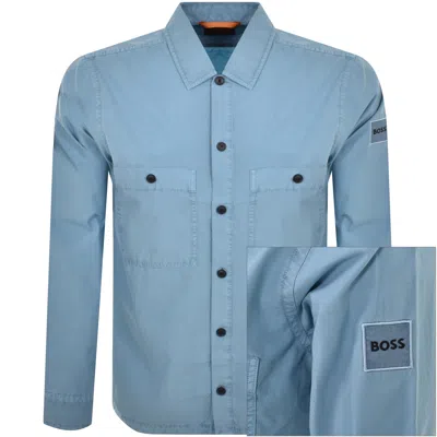 Boss Casual Boss Locky 1 Overshirt Blue