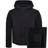 BOSS CASUAL BOSS LOGHY OVERSHIRT JACKET NAVY