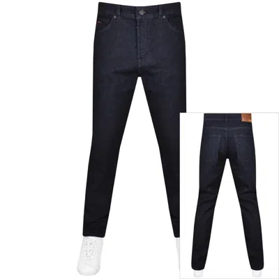 Boss Casual Boss Maine Regular Fit Dark Wash Jeans Navy