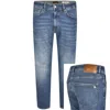 Boss Casual Boss Maine Regular Fit Mid Wash Jeans Blue In Blue