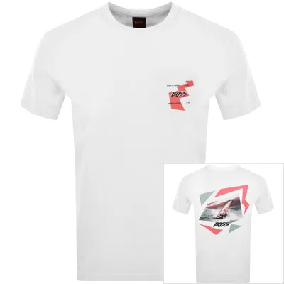 Boss Casual Boss Movement T Shirt Natural White
