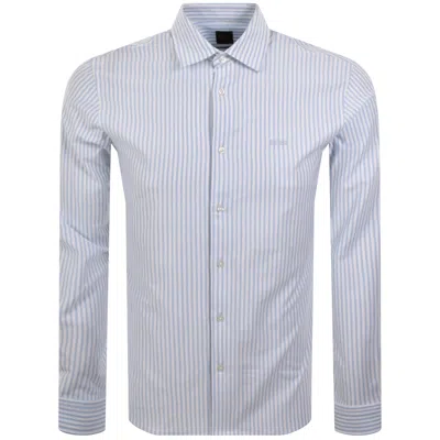 Boss Casual Boss Mysoft 2 Long Sleeve Shirt Blue