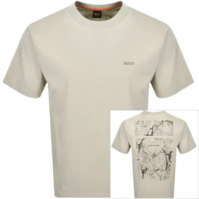 Boss Casual Boss Nowhere T Shirt Beige