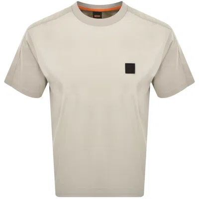 Boss Casual Boss Nylon Front T Shirt Beige