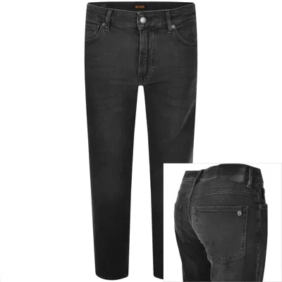 Boss Casual Boss Onyx Slim Tapered Fit Jeans Black
