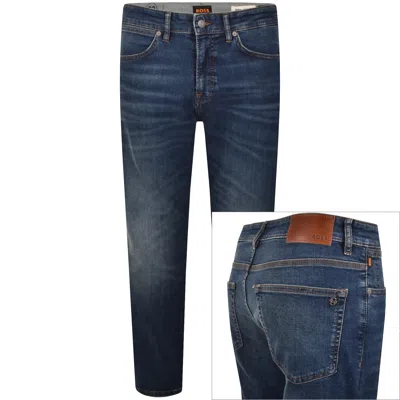 Boss Casual Boss Onyx Slim Tapered Fit Jeans Blue