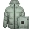 Boss Casual Boss Orbok Puffer Jacket Light Green In Green
