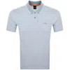 Boss Casual Boss Oxford New Polo T Shirt Blue In Blue