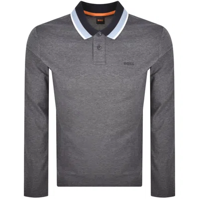 Boss Casual Boss Oxford Polo T Shirt Dark Blue