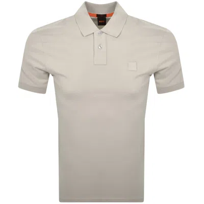 Boss Casual Boss Passenger Polo T Shirt Beige In Sand