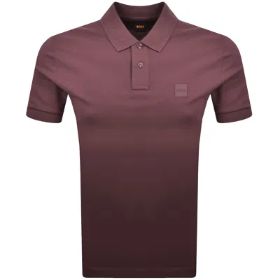 Boss Casual Boss Passenger Polo T Shirt Burgundy