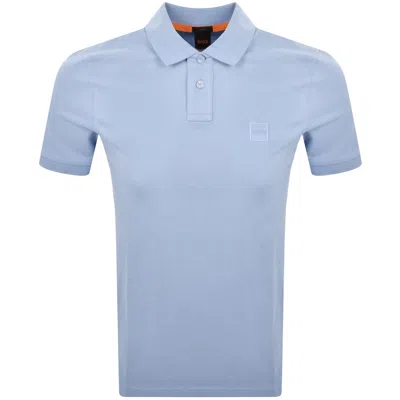 Boss Casual Boss Passenger Polo T Shirt Light Blue