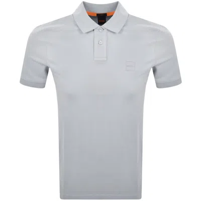 Boss Casual Boss Passenger Polo T Shirt Light Grey In Gray