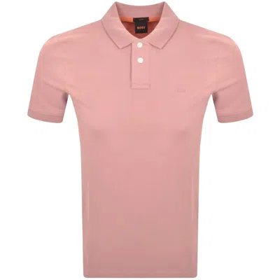 Boss Casual Boss Passenger Polo T Shirt Pink
