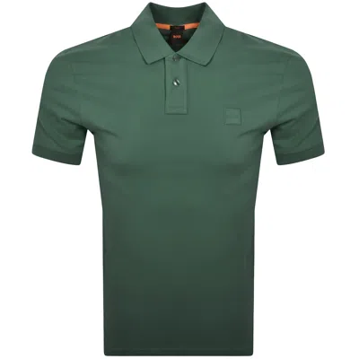 Boss Casual Boss Passenger Slim Fit Polo T Shirt Green