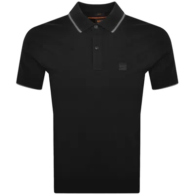 Boss Casual Boss Passertip Polo T Shirt Black