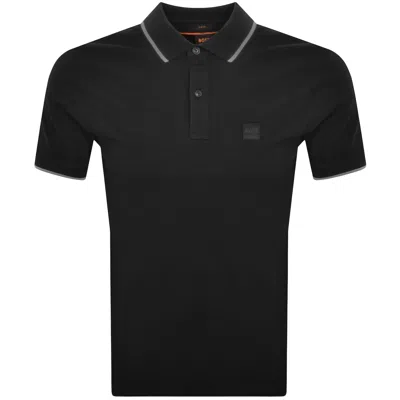 Boss Casual Boss Passertip Polo T Shirt Black
