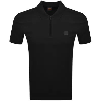 Boss Casual Boss Passerzip Polo T Shirt Black