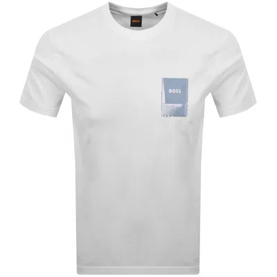 Boss Casual Boss Plain T Shirt White