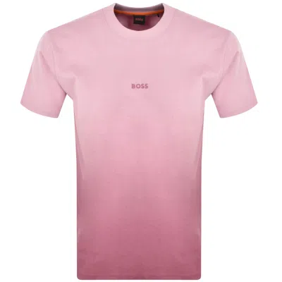 Boss Casual Boss Pre Gradient T Shirt Pink