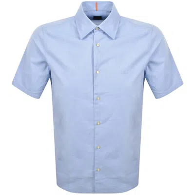 Boss Casual Boss Rash 2 Short Sleeved Shirt Blue