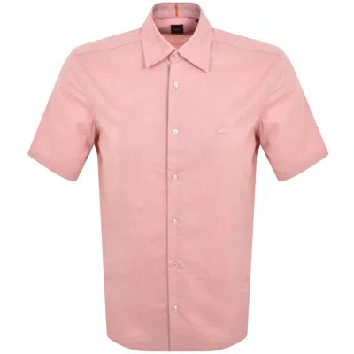 Boss Casual Boss Rash 2 Short Sleeved Shirt Pink