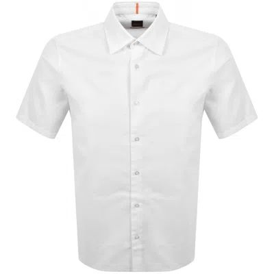 Boss Casual Boss Rash 2 Short Sleeved Shirt White