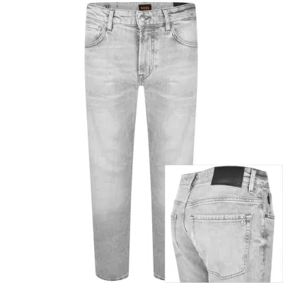 Boss Casual Boss Re Maine Regular Fit Light Wash Grey In Gray