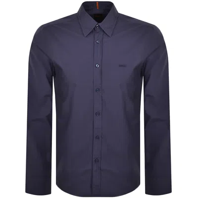 Boss Casual Boss Relegant 6 Regular Fit Shirt Blue