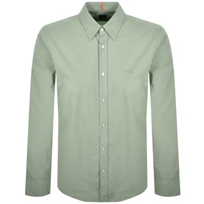 Boss Casual Boss Relegant 6 Regular Fit Shirt Green