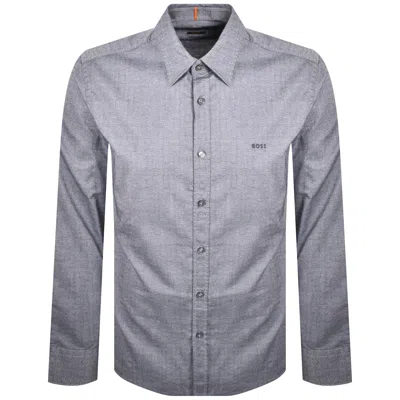 Boss Casual Boss Relegant 6 Regular Fit Shirt Navy In Blue