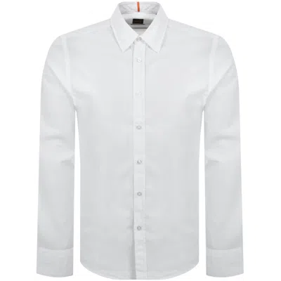 Boss Casual Boss Relegant 6 Regular Fit Shirt White