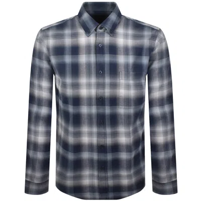Boss Casual Boss Rickert Check Shirt Blue