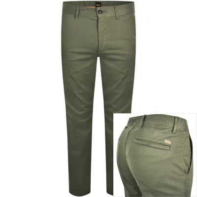 Boss Casual Boss Schino Slim Chinos Green