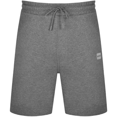 Boss Casual Boss Sewalk Sweat Shorts Grey In Gray